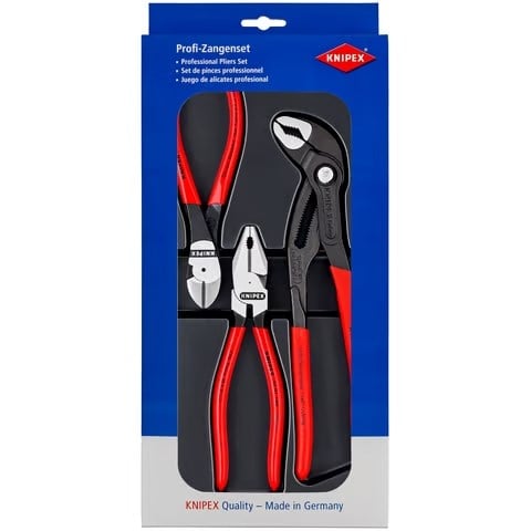KNIPEX AĞIR TİP PAKETİ (1x 0201180, 1x 8701250, 1x 7401160)