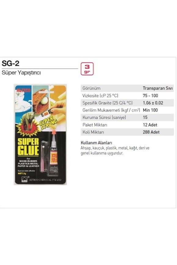 Alteco Süper Yapıştırıcı 3gr