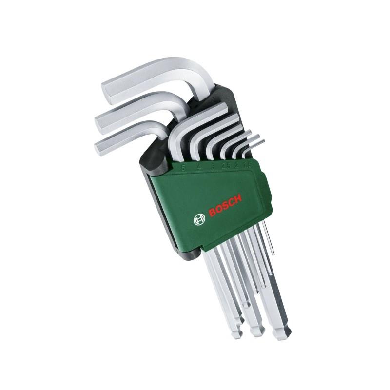 Bosch Top Başlı Uzun Alyan Anahtar Takımı 9 Parça - 1600A02BX9