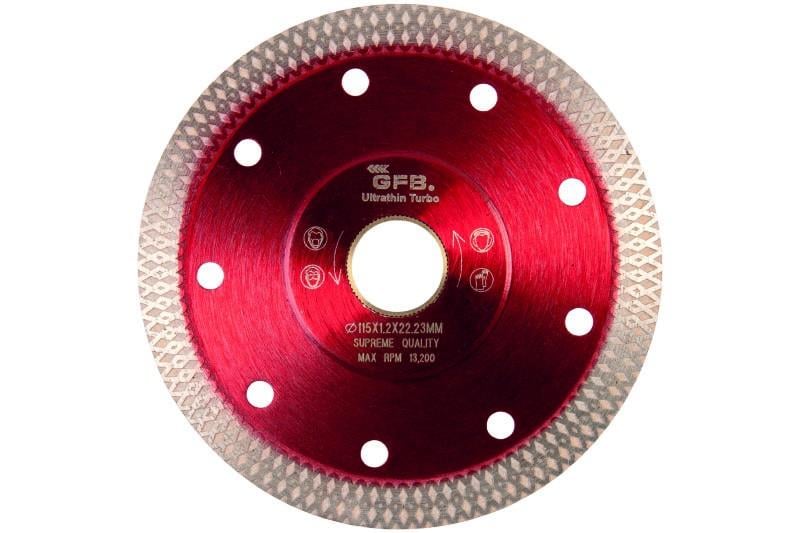 GFB Hassas Kesim İnce Turbo Elmas Seramik- Fayans Kesici Testere 115 mm