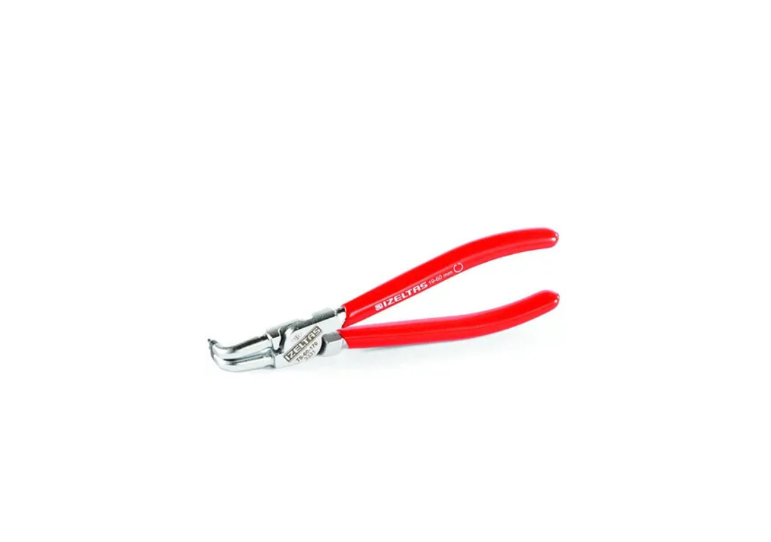 İzeltaş Yaysız Eğri İç Sekman Pensi 210 mm - 3331 12 0210