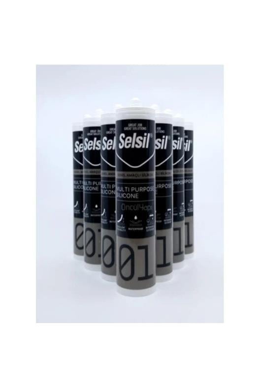 Selsil Beyaz Silikon Genel Amaçlı Silikon 280 gr