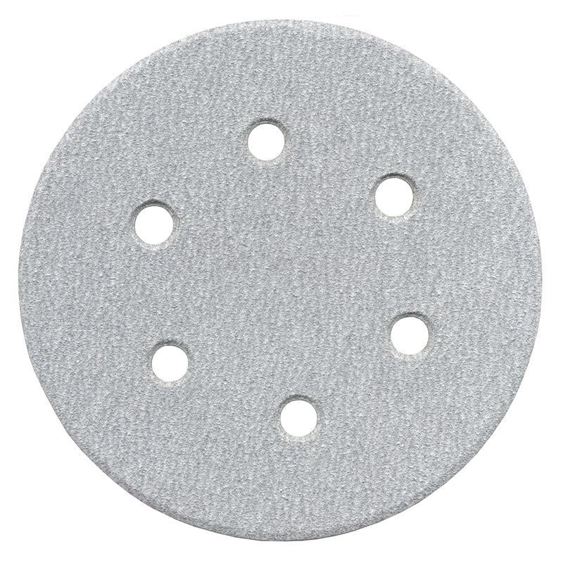 ALÜMİNYUM OKSİT CIRTLI 6 DELİKLİ DİSK ZIMPARA 150 mm 240 KUM