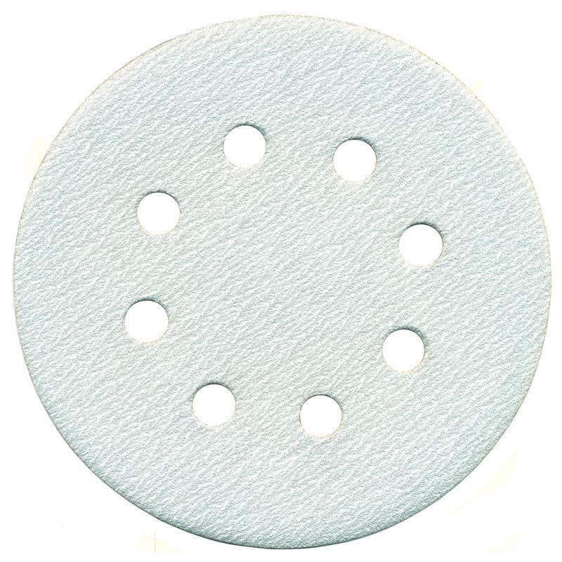 ALÜMİNYUM OKSİT CIRTLI 8 DELİKLİ DİSK ZIMPARA 125 mm 100 KUM