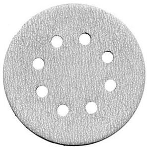ALÜMİNYUM OKSİT CIRTLI 8 DELİKLİ DİSK ZIMPARA 125 mm 320 KUM