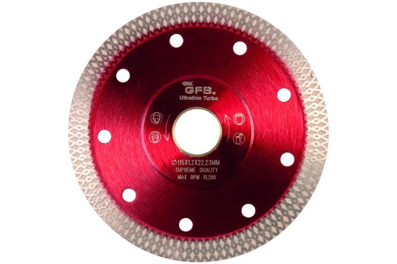 GFB Hassas Kesim İnce Turbo Elmas Seramik- Fayans Kesici Testere 115 mm