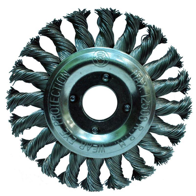 GRİ BURMA TELLİ DAİRE FIRÇA 200 mm