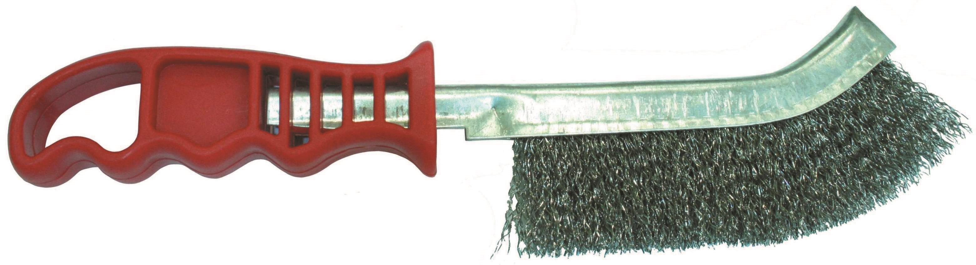 GRİ TELLİ PLASTİK SAPLI EL TİPİ FIRÇA