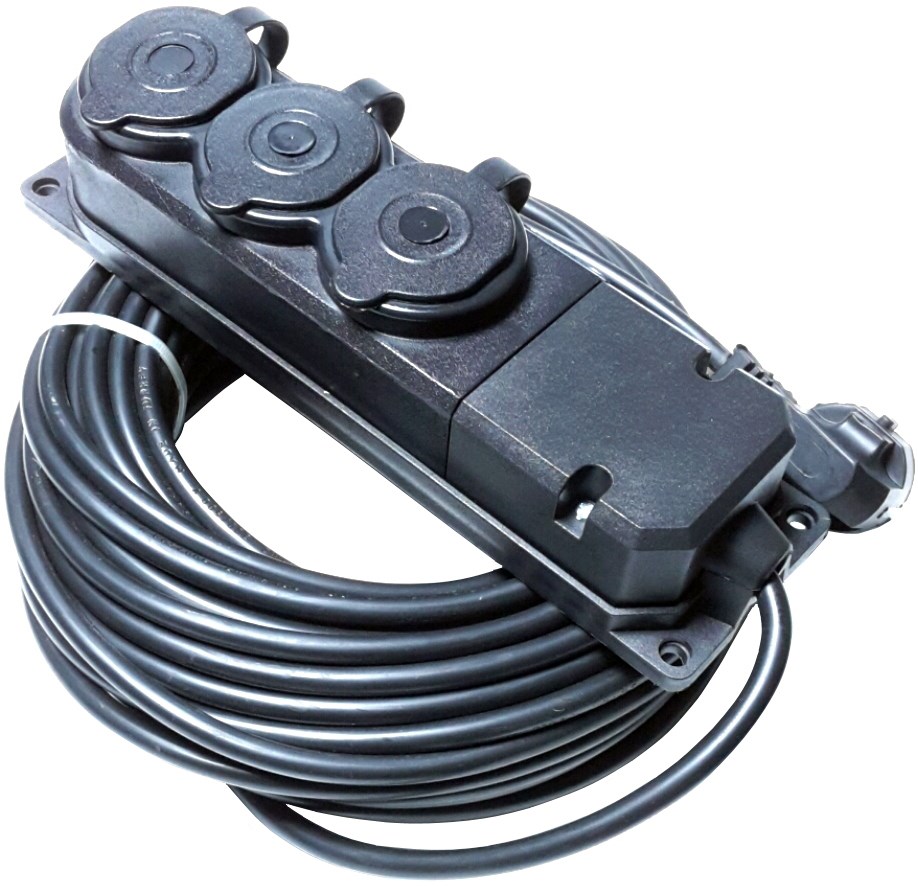 GRUP PRİZ 20m 3*1,5mm² 3'lü