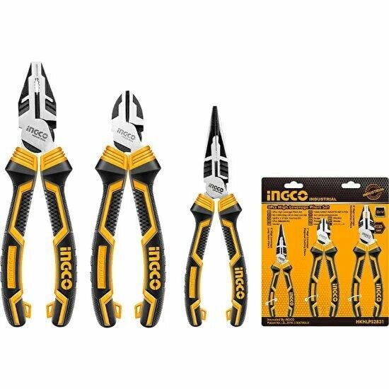 İngco Profesyonel 3'lü Set (200mm Pense-160mm Yankeski-160mm Kargaburun) - ING-HKPS28318