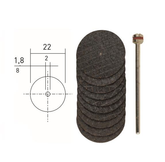 KESME DİSKİ 10 LU 22 mm