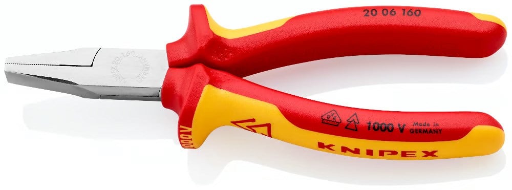 KNIPEX 20 06 160 VDE YASSI AGIZ KARGABURUN