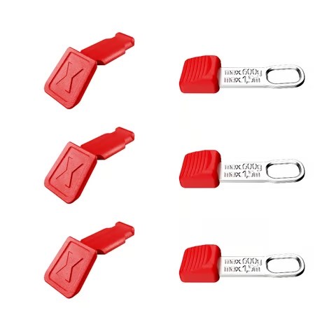 KNIPEX TETHERED TOOL+COLOR KLIPS KIRMIZI