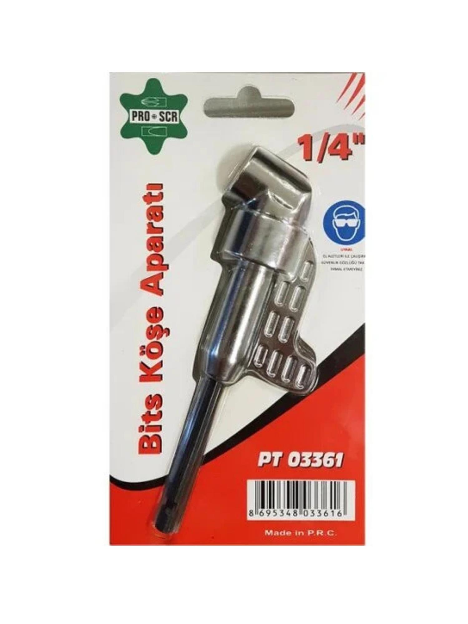 Pro Scr Köşe Bits Vidalama Adaptörü 1/4