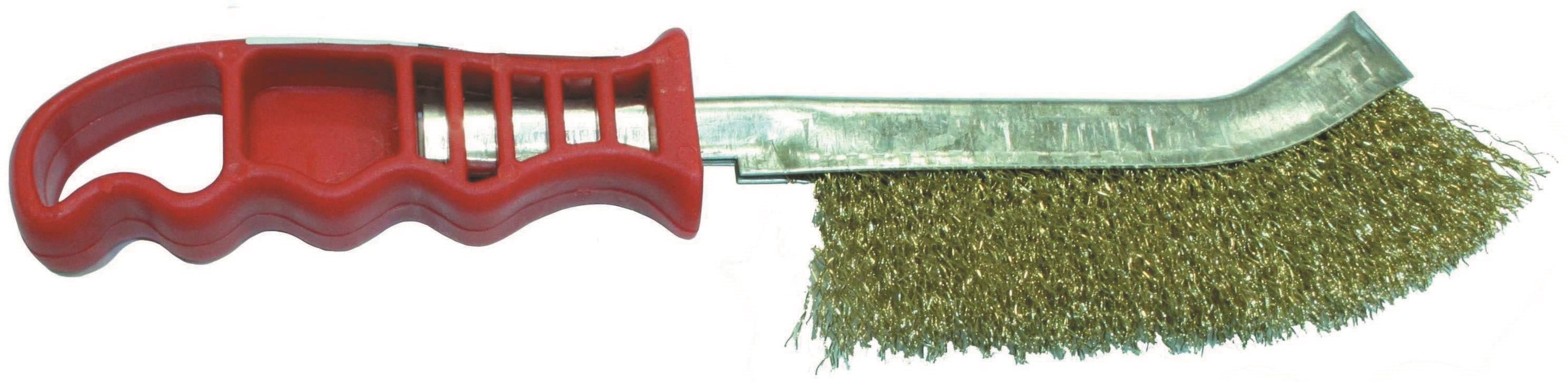 SARI TELLİ PLASTİK SAPLI EL TİPİ FIRÇA