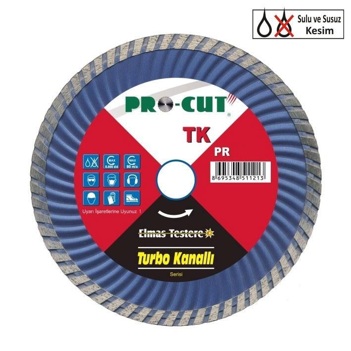 TURBO KANALLI TESTERE FLANŞLI 230 TKE