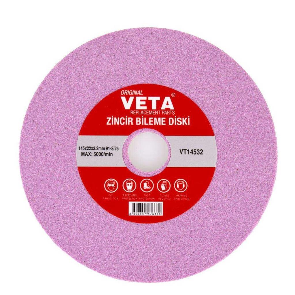 Veta Zincir Bileme Diski 145X22X3.2MM 91-3/25 - VT14532