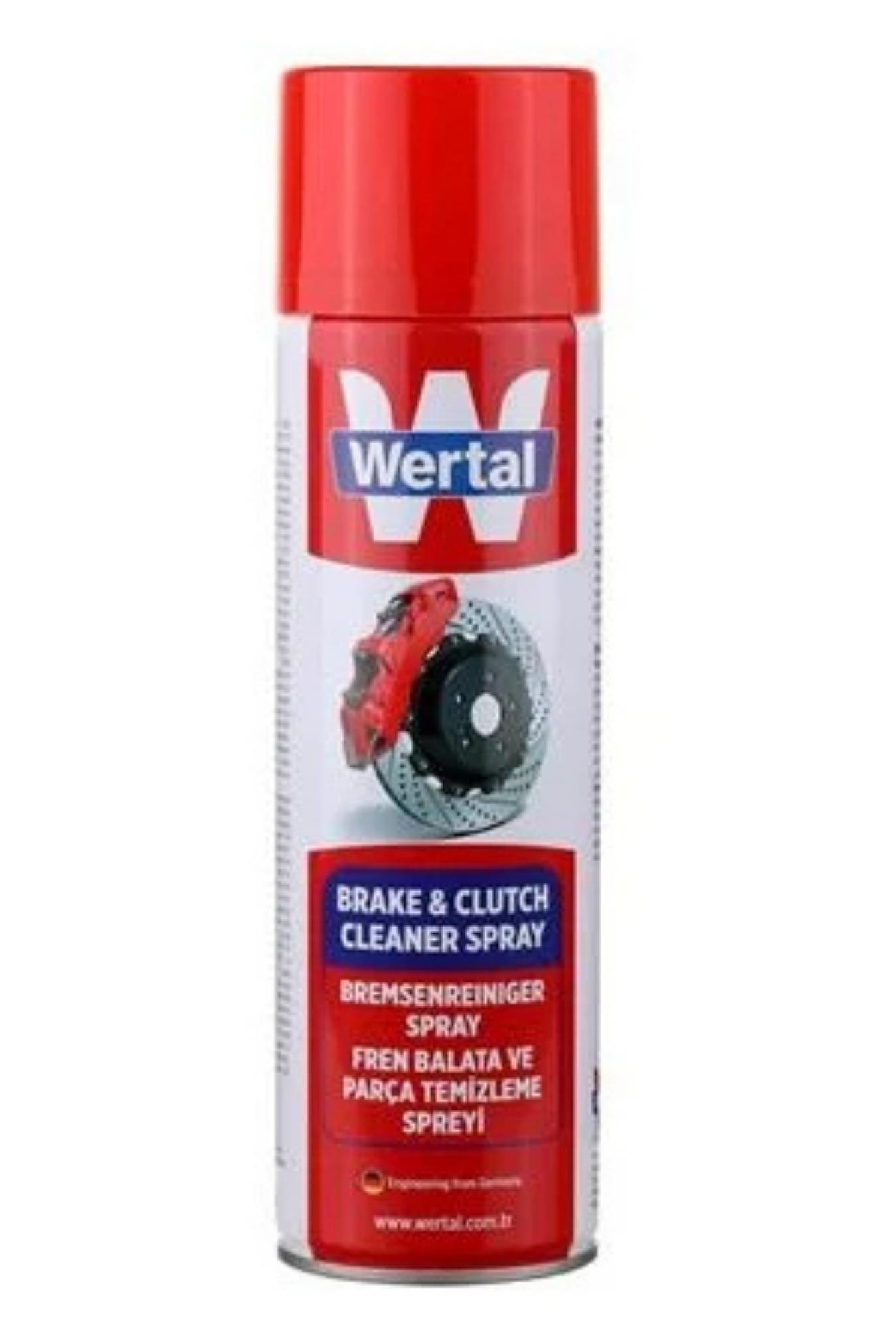 WERTAL Fren Balata ve Parça Temizleme Spreyi 400 ml