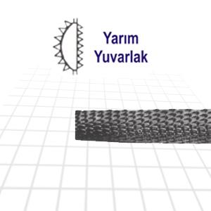 YARIM YUVARLAK EĞE  -  İNCE 6