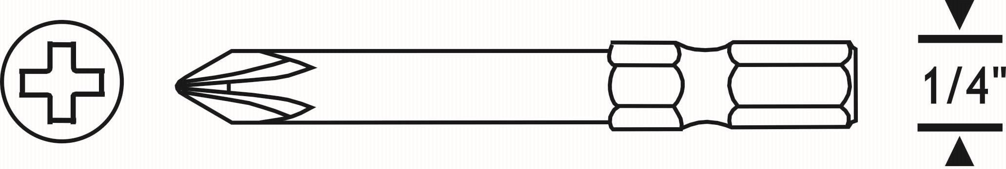 YILDIZ BİTS UÇ PH2 150mm