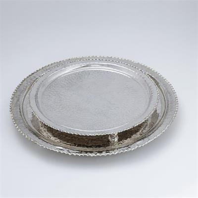 Hadar 30cm Yuvarlak Dövülü Tepsi 