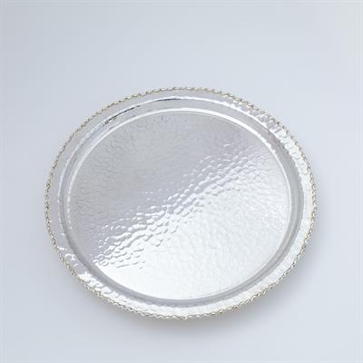 Hadar 22cm Yuvarlak Dövülü Tepsi