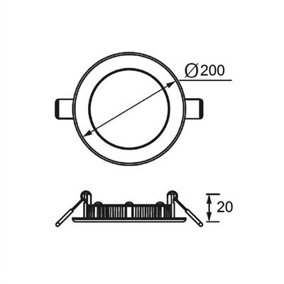 Jupiter 15W Sıva Altı Led Panel LD492 S
