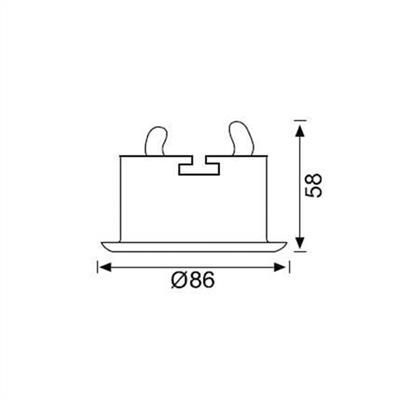 Jüpiter Camlı Spot (Banyo) JH515 SN
