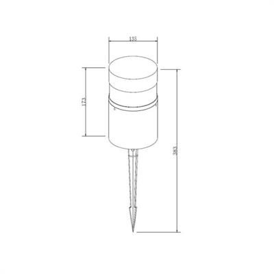 Jupiter Led Kazıklı Bahçe Armatürü LG995