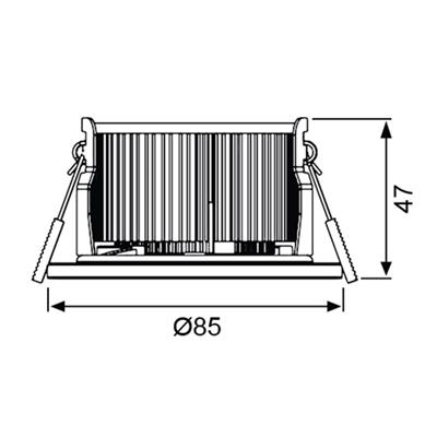 Jupiter Ledli Banyo Spot LS453 S