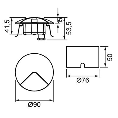 Jupiter Ledli Duvar Armatürü LW975 S