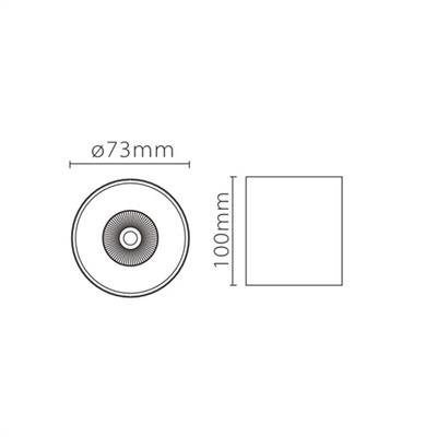 Jupiter Ledli Sıva Üstü Tavan Armatürü LC602