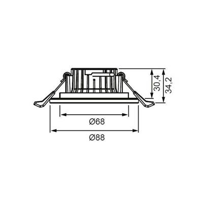 Jupiter Ledli Spot (Banyo) LS455 S