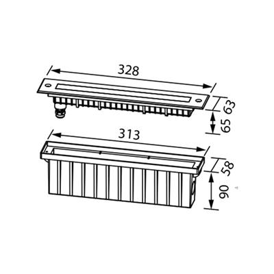 Jupiter Ledli Yer Armatürü LG926 S