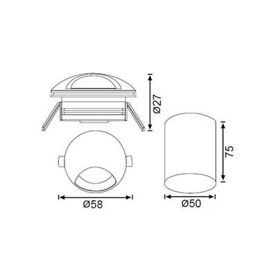 Jupiter Ledlli Duvar Armatürü LW972 G