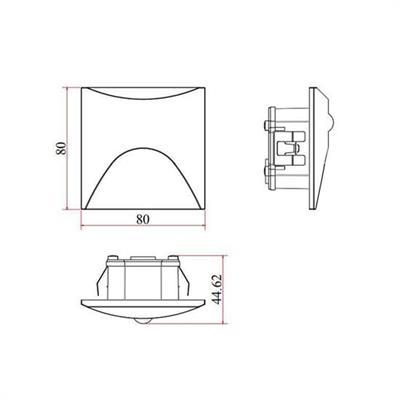 Jupiter Sensörlü LED Duvar Armatürü LW776 AN