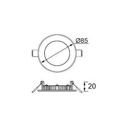 Jupiter Sıva Altı Led Panel LD470 S