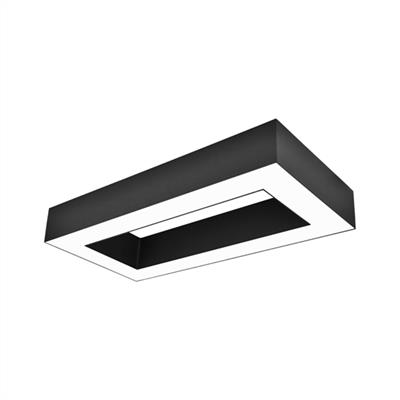 Moda Aydınlatma 30 x 60 cm Sıva Üstü Linear Armatür Siyah MD-S 3024/1-02