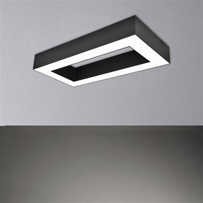 Moda Aydınlatma 30 x 60 cm Sıva Üstü Linear Armatür Siyah MD-S 3024/1-02
