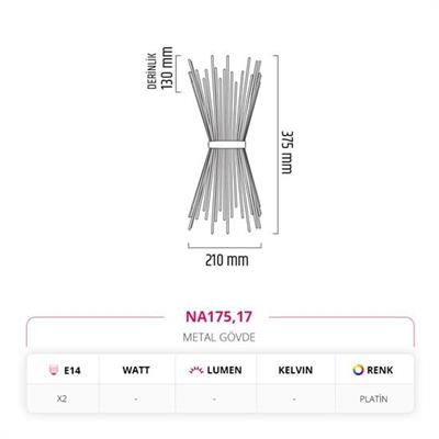 Moda Aydınlatma Dekoratif Kirpi Aplik Platin MD-A 5227-17