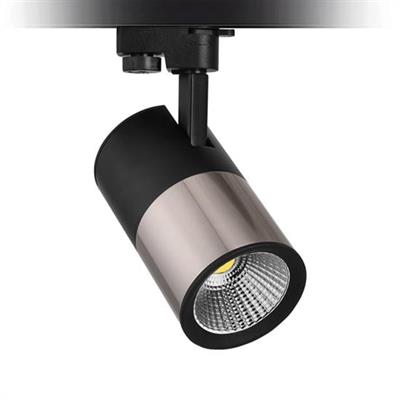 Moda Aydınlatma Dekoratif Ray Spot Siyah Saten MD-R 1036-66