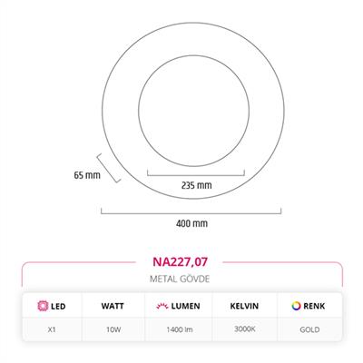 Moda Aydınlatma İç Mekan Aplik Gold MD-A 5237-07