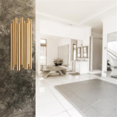 Moda Aydınlatma İç Mekan Çift Yönlü Boru Aplik Gold MD-A 5219-07