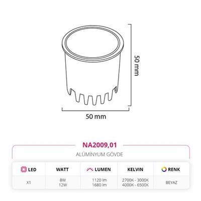 Moda Aydınlatma Led Modül Ampul Beyaz MD-AMP 7069-01
