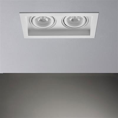 Moda Aydınlatma Sıva Altı İkili Led Spot Beyaz MD-D 2073-01