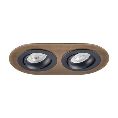 Moda Aydınlatma Sıva Altı İkili Led Spot Eskitme Antrasit MD-D 2052-75