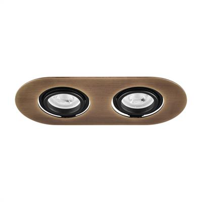 Moda Aydınlatma Sıva Altı İkili Led Spot Eskitme Siyah MD-D 2050-23