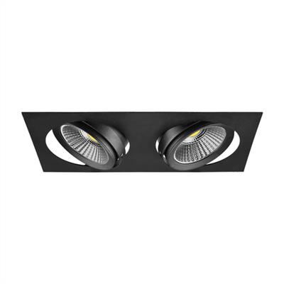 Moda Aydınlatma Sıva Altı İkili Led Spot Siyah MD-D 2018-02