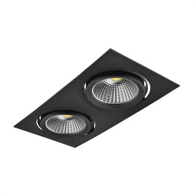 Moda Aydınlatma Sıva Altı İkili Led Spot Siyah MD-D 2018-02