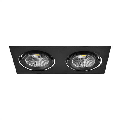 Moda Aydınlatma Sıva Altı İkili Led Spot Siyah MD-D 2041-02